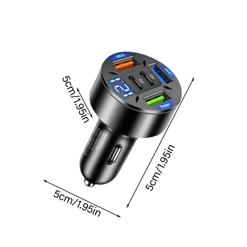 250W 5-Port Fast Car Charger