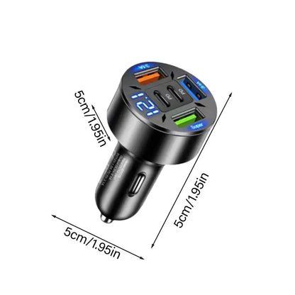 250W 5-Port Fast Car Charger