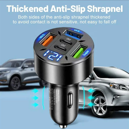 250W 5-Port Fast Car Charger